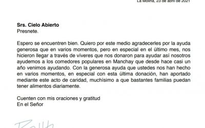 Comedor Parroquial de Manchay «La Inmaculada» de la Parroquía Espíritu Santo